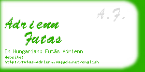 adrienn futas business card